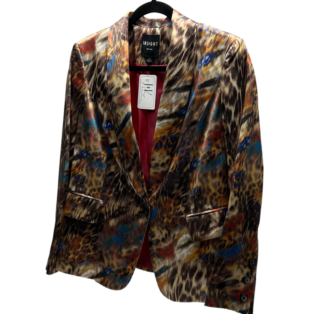 Insight Multicolor Animal Print Blazer